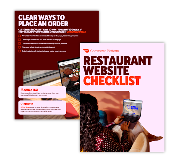 Mx - Commerce Platform - Restaurant Website Checklist