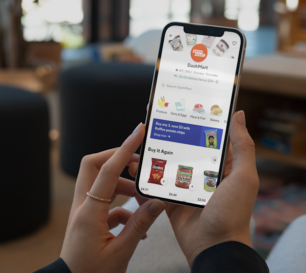 CPG brand ads on DoorDash