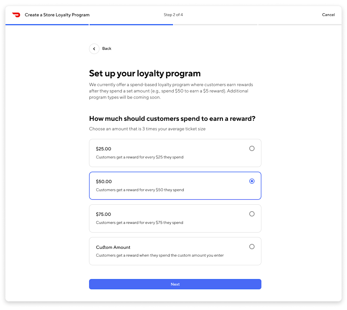 Mx - Store Loyalty - Customize screenshot