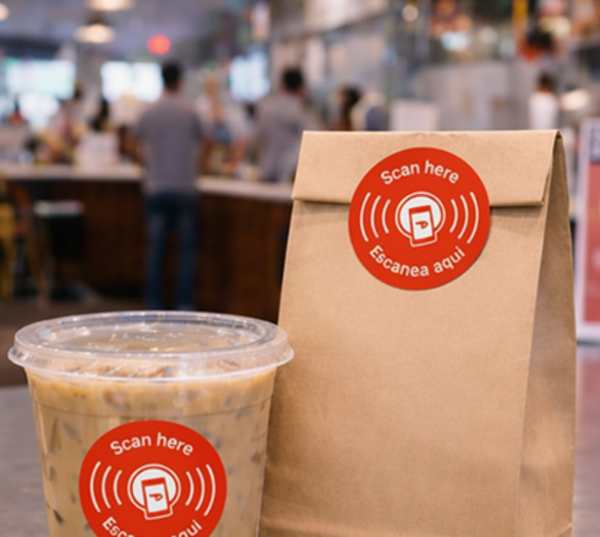 DoorDash Scan Stickers