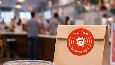 DoorDash Scan Stickers