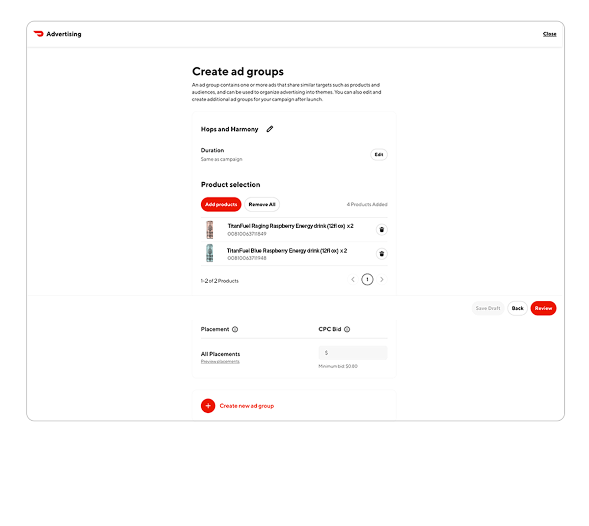 Ads Blog - How To Guides - Launch a Sponsored Product Campaign - select ad groups