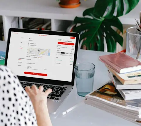 DDfB - Blog - How KIPP NorCal Schools Solved the Challenge of Business Meal Expenses - Laptop with DoorDash open