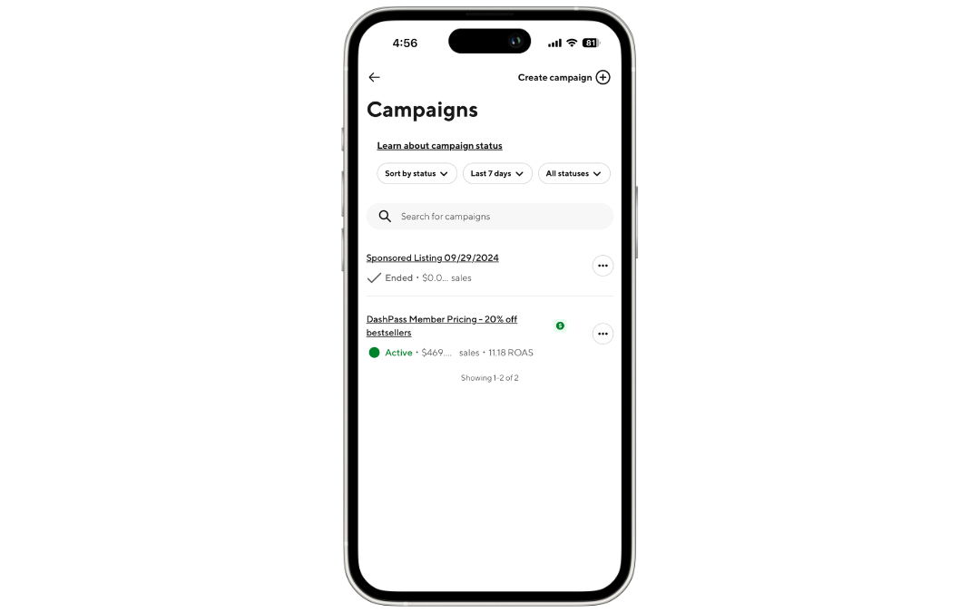 Mx - Learning Center - Business Manager App - View Campaign