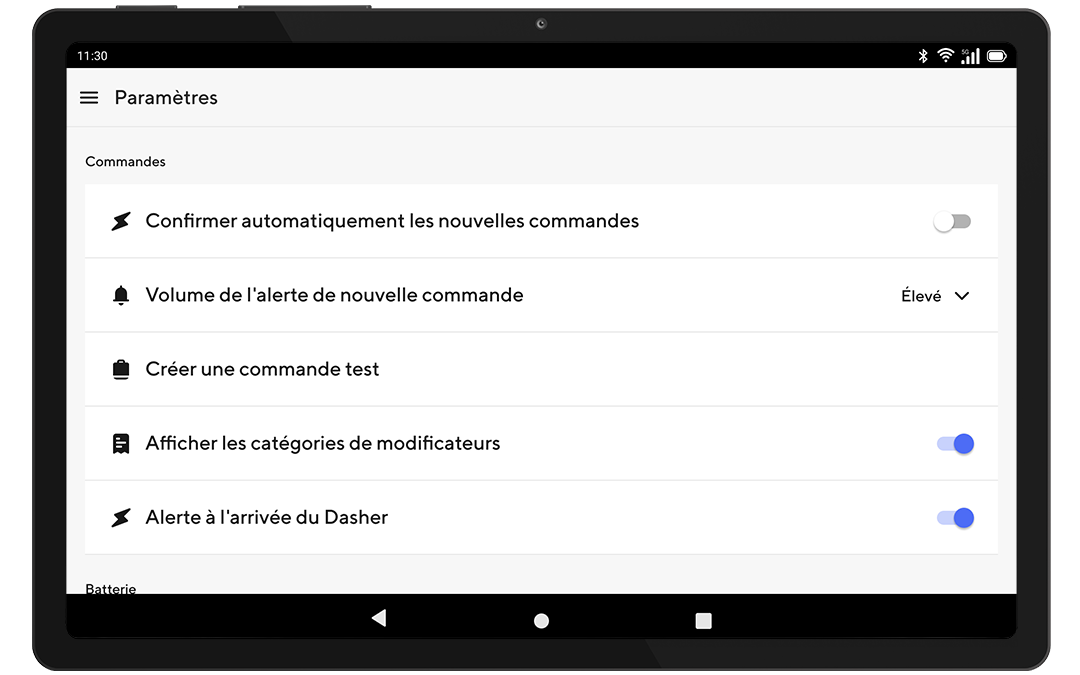 Mx - Learning Center - Set Up Your Tablet - Test Order - FR-CA