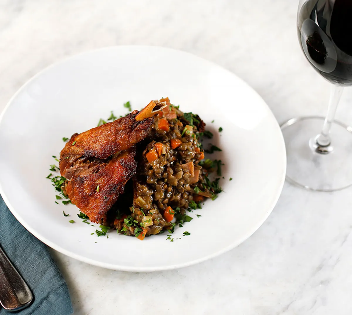 WinePairingsInSF Piperade ducklegconfit feature