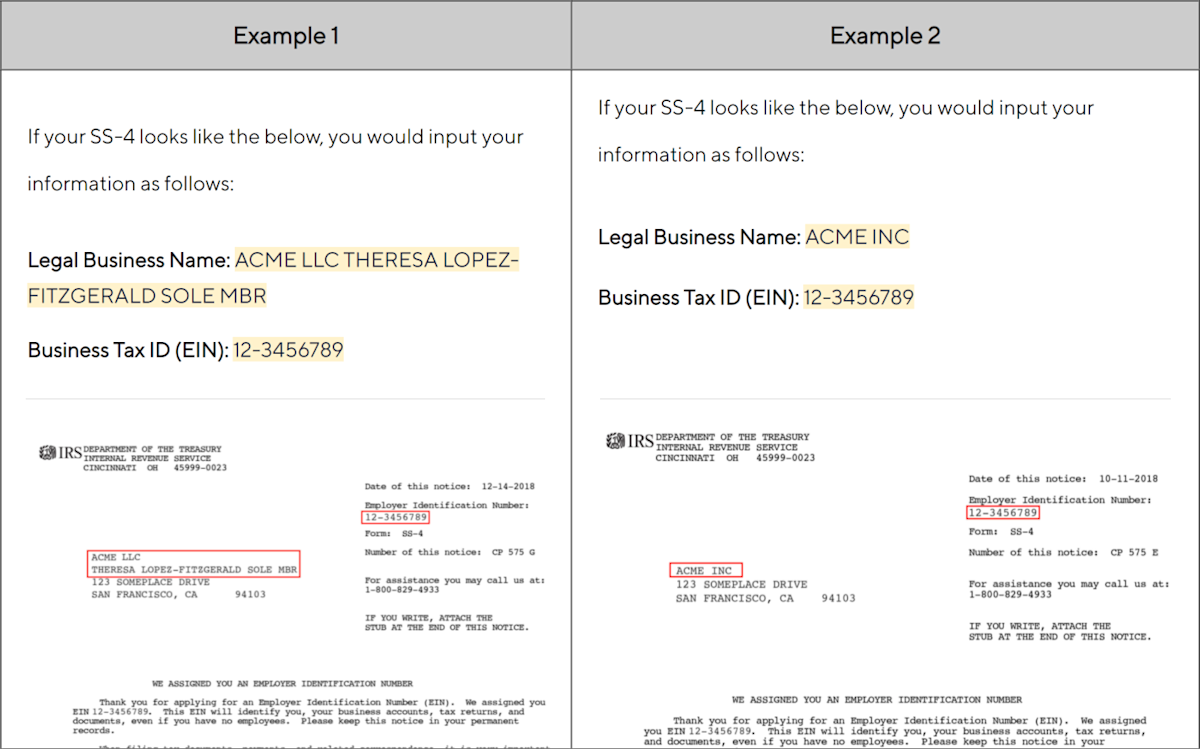 Merchant Portal - Tax Information
