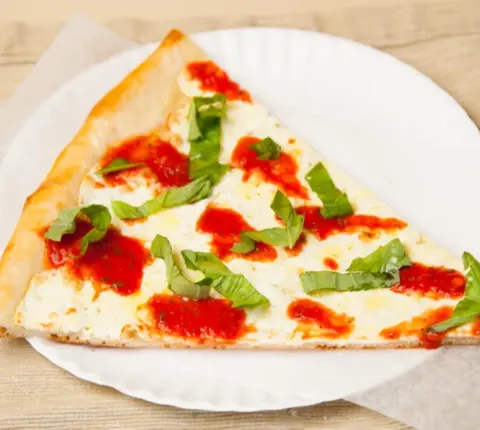 Napoli Pizza - fresh mozzarella slice