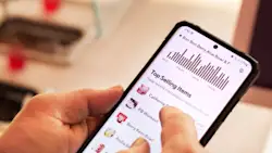 Business Manager app on phone