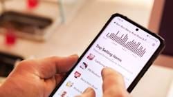 Business Manager app on phone