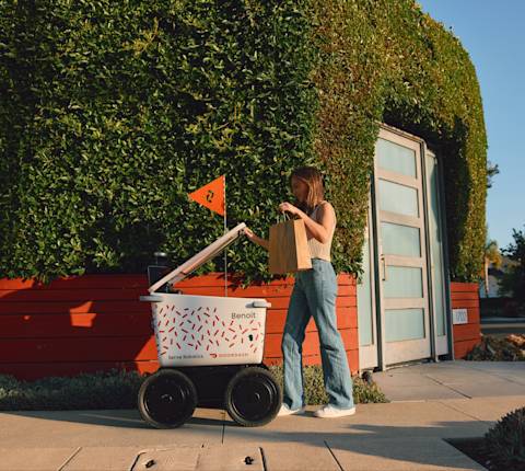 serve robotics x doordash