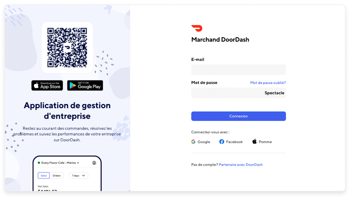 How to log in to the Merchant portal