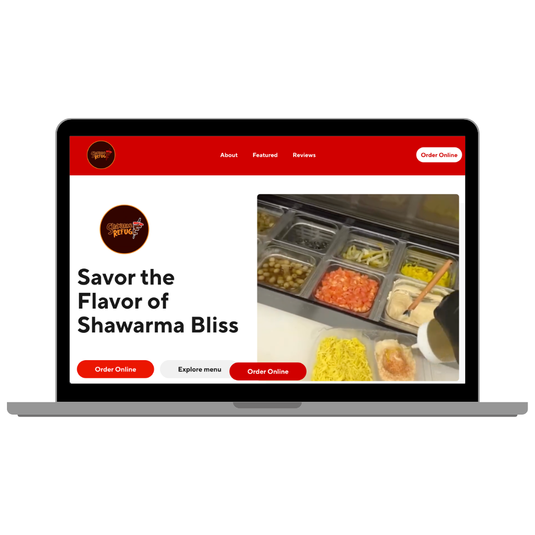 Shawarma Refuge website