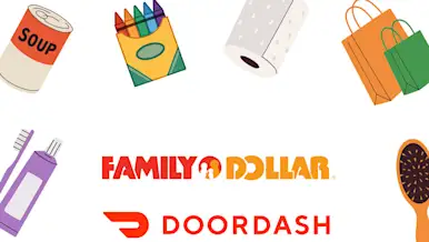 Logo image with convenience icons