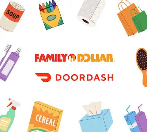 Logo image with convenience icons