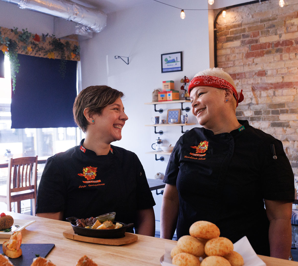Ana Gonzales and Hondina Silva, Co-owners of OMG Cafe and Tapas in Toronto.