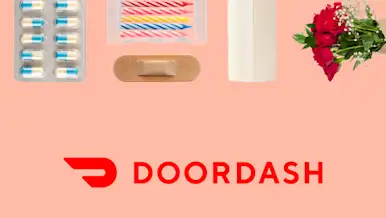 DoorDash logo image retail and food products