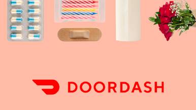 DoorDash logo image retail and food products