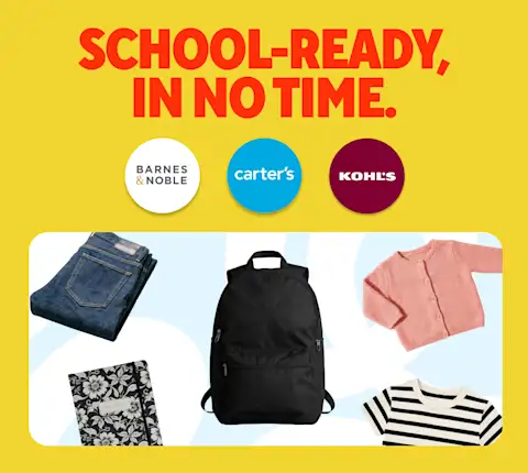 Barnes & Noble, Carter's, and Kohl's