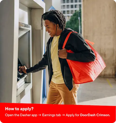 Dx - Dasher - DoorDash Crimson