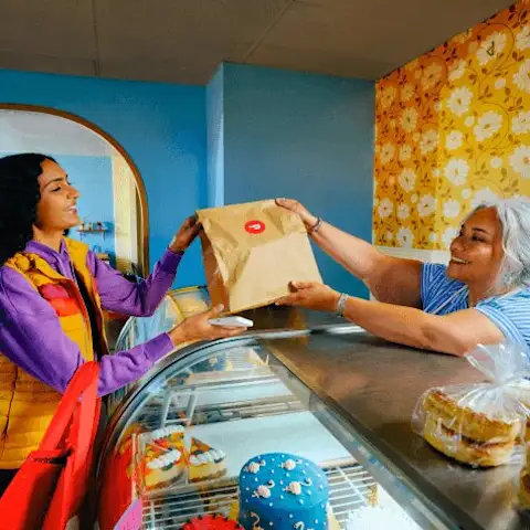 Dx - Dasher delivery order pickup at pastry shop