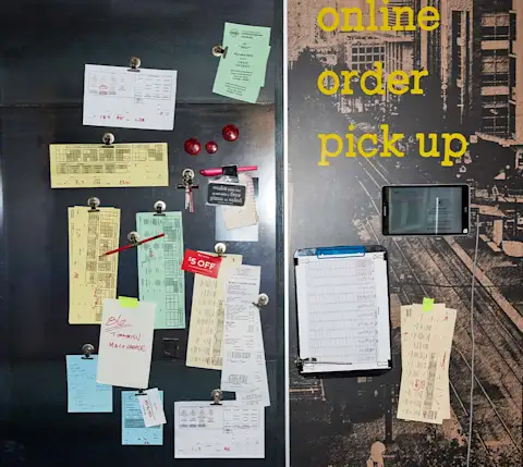 Mx Blog - Optimize Your Winter Restaurant Operations During Slow Season - fridge with notes and magnets