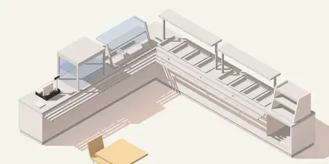 assembly line kitchen layout