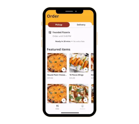 Mx - DCP - Founded Pizzeria Mobile App