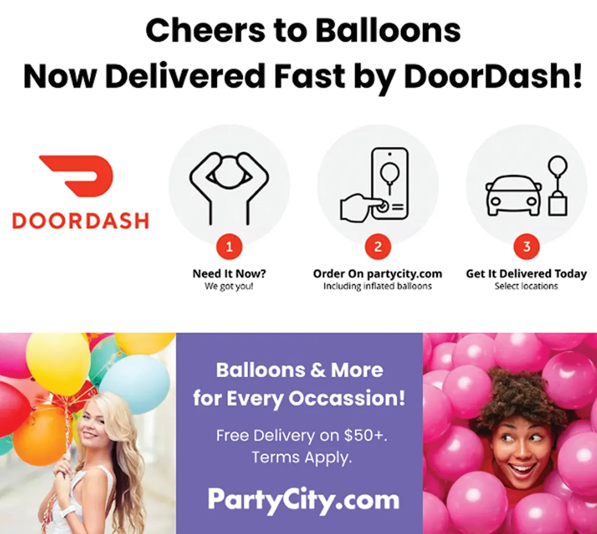 Party City on DoorDash