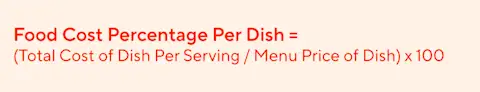 Mx Blog (US/CA/AU/NZ) - How to Calculate Your Food Cost Percentage - food cost percentage per dish