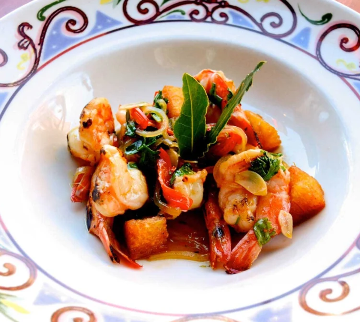 cuba libre - shrimp con mojo
