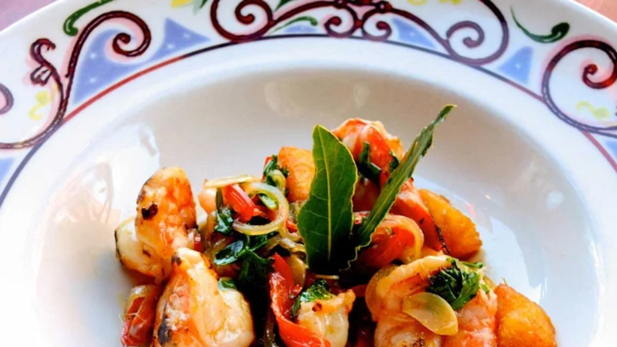 cuba libre - shrimp con mojo