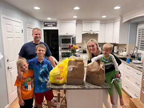 DoorDash President preparing for dinner with his family