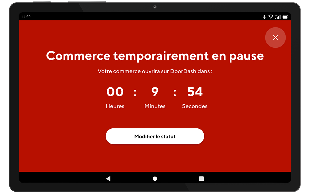 Mx - Temp Deactiviation - Paused - FR-CA