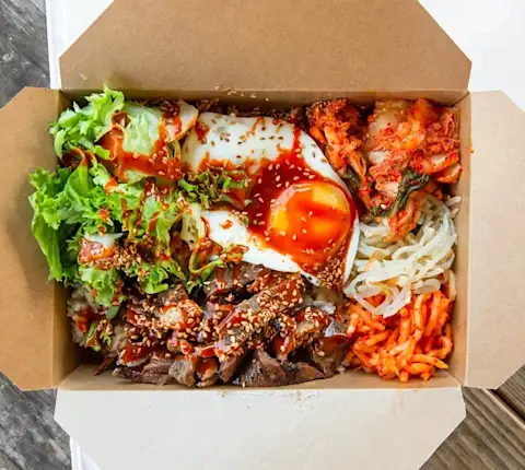 Kim Jong Grillin - bulgogi bibimbox