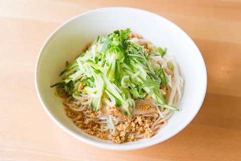 Dan Dan noodles at Pine & Crane