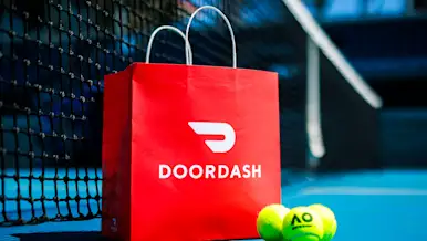 DoorDash serves up a new way for fans to order food at the Australian Open