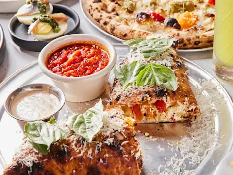 Mx Blog: Fiorella - dinner drinks calzone