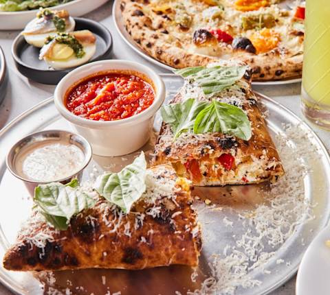 Mx Blog: Fiorella - dinner drinks calzone