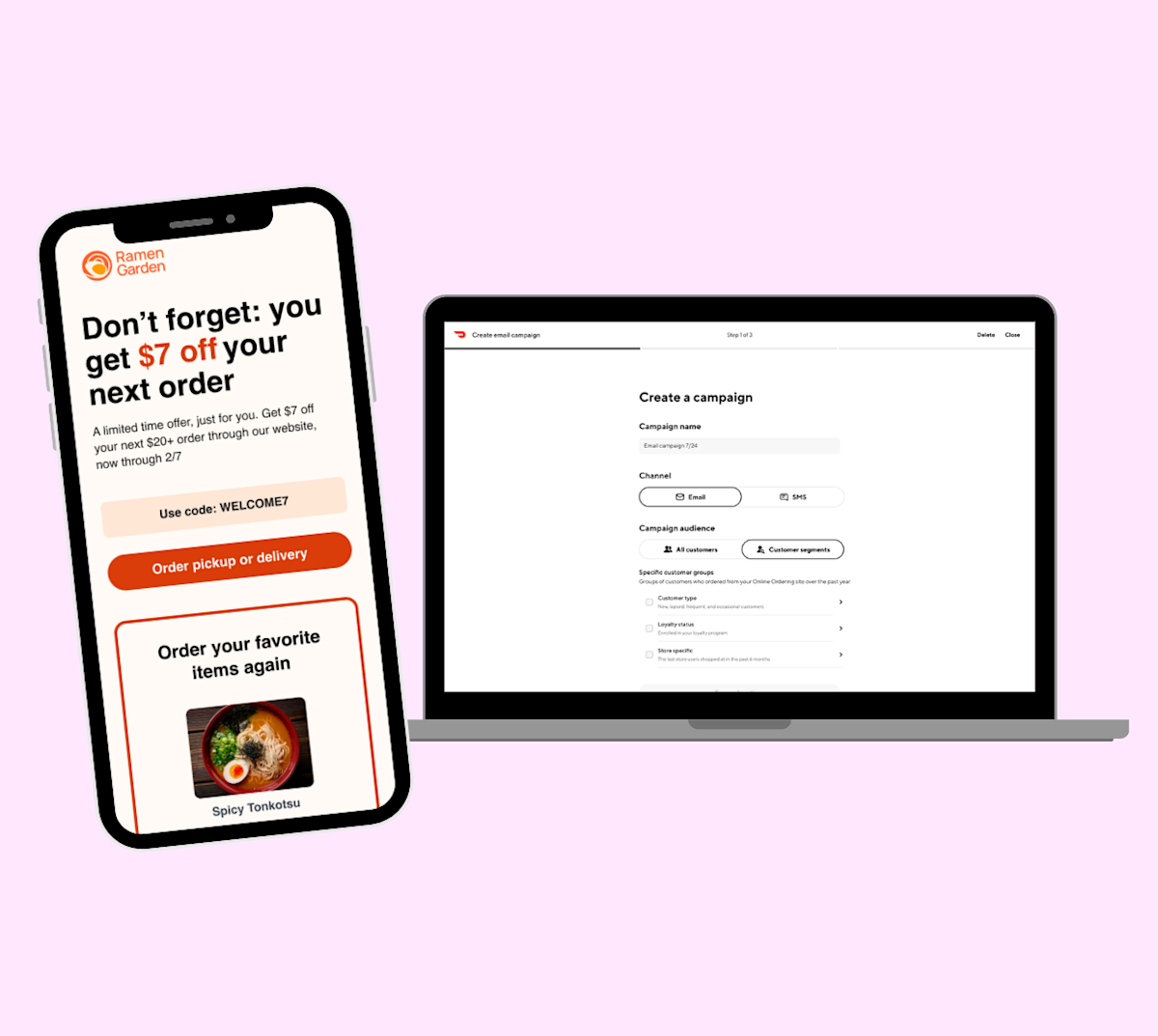 Mx - Commerce Platform - Customizable Email and Text Marketing Header