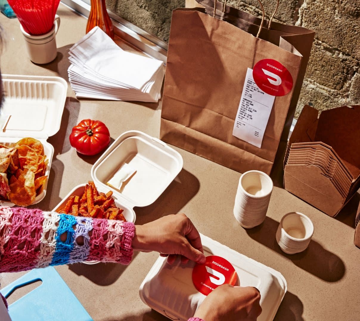 Mx delivery takeout bags doordash restaurant