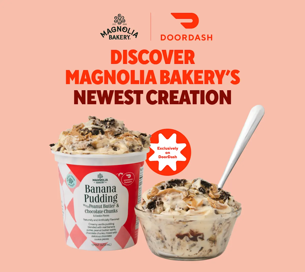 Magnolia Bakery and DoorDash Team Up to Launch New Banana Pudding Flavor, Available Exclusively on DoorDash