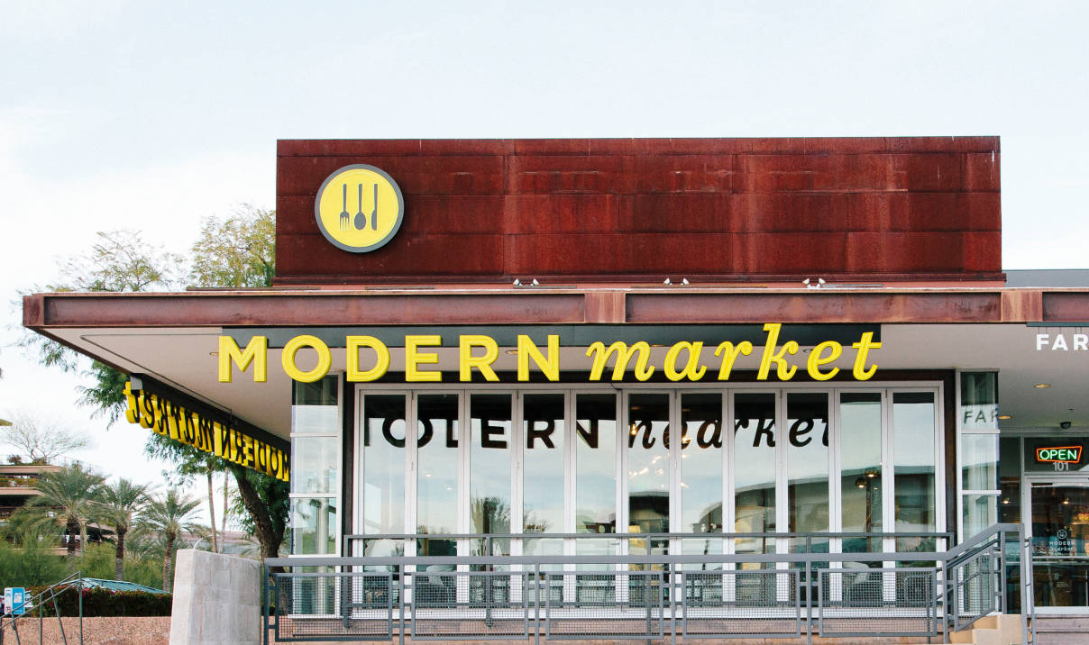 A Modern Market store