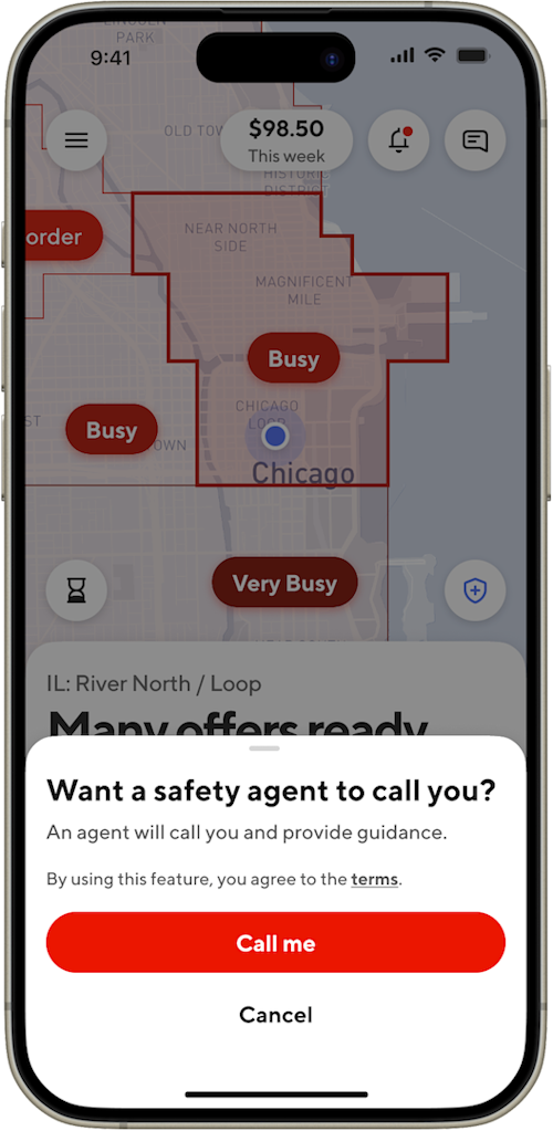Safety reassurance call