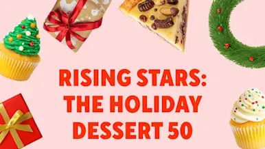 Selection of holiday desserts you can order on DoorDash
