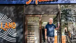 Owner Sean Reiter standing in front of the Melt
