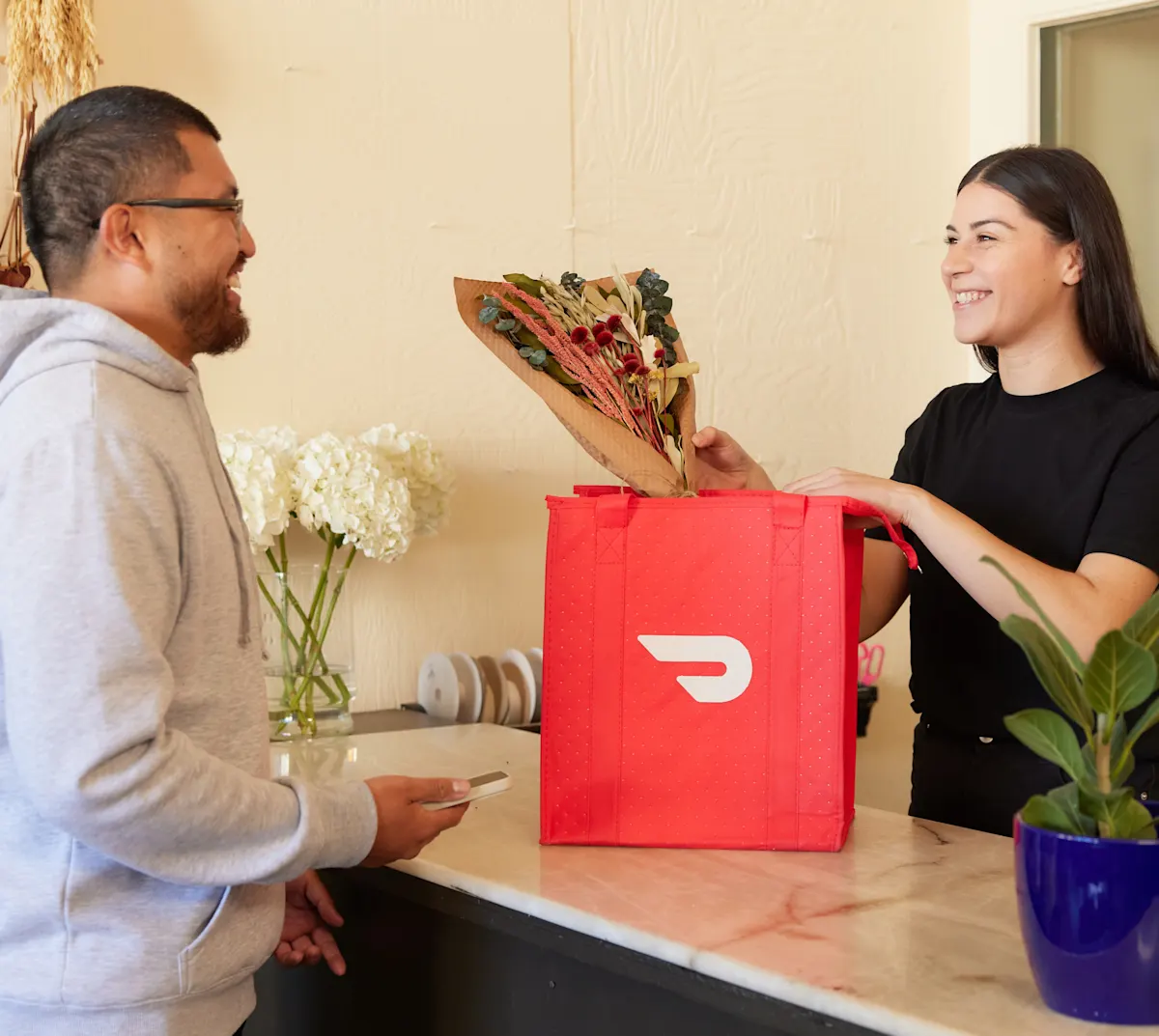 DoorDash Flower Handoff
