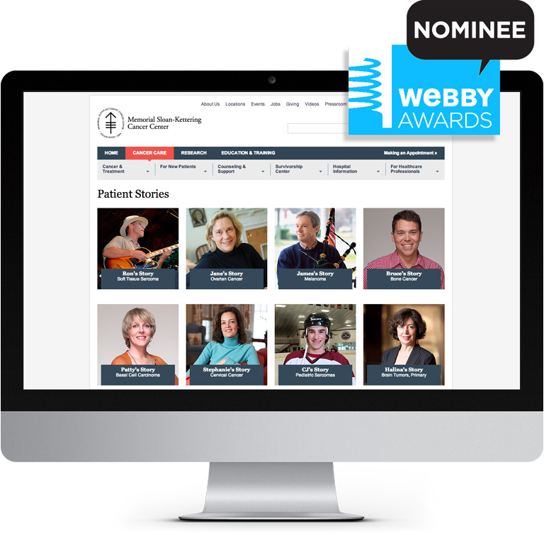 MSKCC Webby Awards Nominee