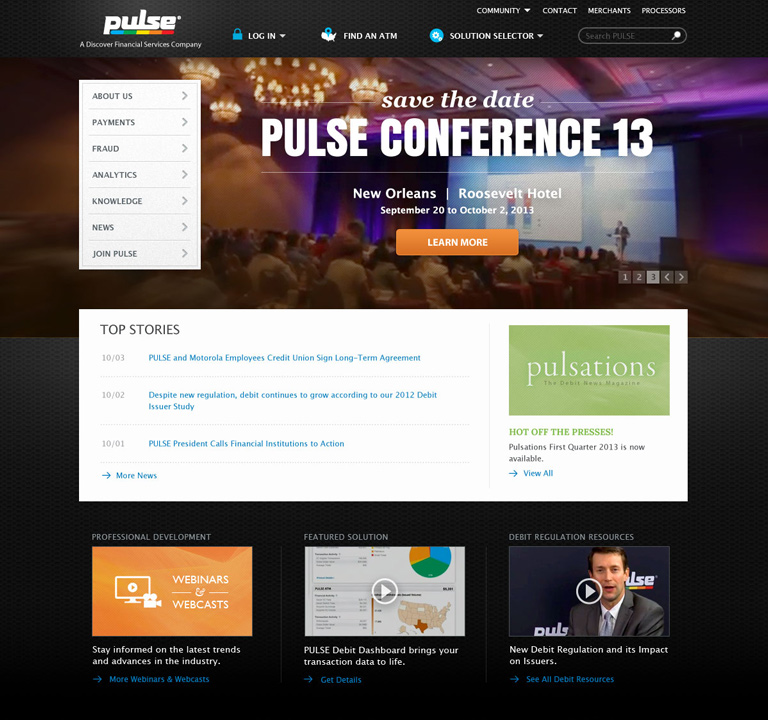 Pulse Homepage
