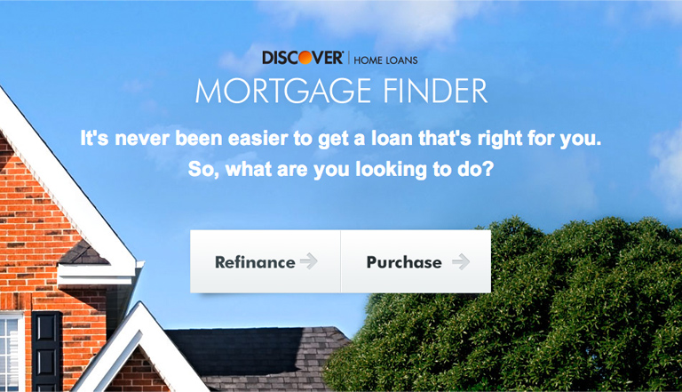 Mortgage Finder Homepage